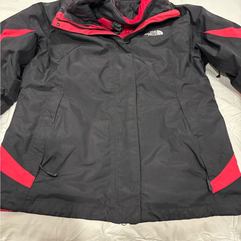 The North Face Black and RED JACKET